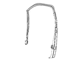 Ford Windstar Window Run - 1F2Z-1621546-AA Run Channel, Passenger Side