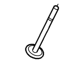 Ford Thunderbird Intake Valve - XW4Z-6507-AA Intake Valve