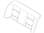 Ford DG1Z-5466800-A Seat Back Pad, Rear