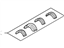 Ford XW7Z-6D309-DA Main Bearings, Red