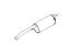 Ford 9C2Z-5230-B Muffler & Pipe, Front