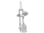 Ford DG9Z-18124-AB Shock Absorber Assembly - Front, Driver Side
