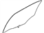 Ford 8E5Z-5425712-A Door Glass, Rear Passenger Side