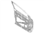 Ford CJ5Z-7820124-A Door Shell, Front Passenger Side