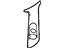 Ford YS4Z-5424356-AAB Trim - "B" Pillar - Upper, Passenger Side