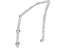 Ford YC3Z-7821536-AA Run - Door Glass, Passenger Side