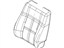 Ford 7L1Z-7864416-CA Cover Assembly - Seat Back, Passenger Side