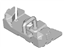 Ford BK2Z-61404A42-A Plate - Door Lock Striker, Rear