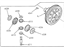 Ford F1CZ4026B Differential Assembly