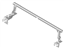 Ford CJ5Z-78613E53-A Seat Support, Rear Driver Side