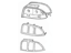 Ford F7ZZ13404CA Tail Lamp Assembly, Rear Passenger Side