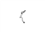 Ford DB5Z-2078-F Flex Hose, Front Passenger Side