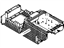 Ford AA8Z-74045A90-AA Console Base, Rear Center Upper