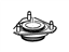 Ford 6S4Z-3A197-A Strut Mount, Front