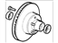 Ford YW7Z-1V102-AA Hub & Rotor, Front