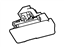 Ford 8A8Z-6306072-AB Latch, Charcoal Black, Front