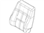 Ford 7L7Z-7864810-B Pad - Seat Back