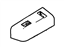 Ford 7C3Z-14525-AA Switch Housing, Charcoal, Front Driver Side