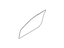 Ford 4C3Z-2521411-AA Glass, Driver Side