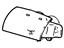 Ford F8OZ-54044A74-DAC Passenger Air Bag, Black
