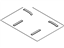 Ford DA8Z-9A068-A Fuel Tank Insulator, Front