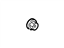 Ford -N811024-S100 Nut - Adjusting Screw