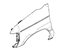 Ford 8C2Z-16005-A Fender Assembly - Front, Passenger Side