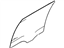 Ford 7T4Z-7825712-A Door Glass, Rear Passenger Side