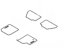 Ford 8A1Z-7813300-AB Kit - Contour Carpet Mat - Front/Rear