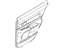 Ford 3W4Z5427406BAE Panel Assembly - Door Trim