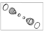 Ford 7T4Z-3A427-A Shaft - Front Axle, Driver Side