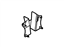 Ford AE8Z-17A750-A Bumper Bracket, Driver Side