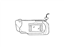Ford 1W7Z-5404105-AAB Sunvisor, Slate Blue, Driver Side