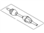 Ford 5M6Z-3A427-AA Shaft - Front Axle, Driver Side
