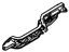 Ford 8L8Z-7826604-A Handle Assembly - Door - Outer, Passenger Side