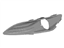 Ford D2BZ-15266-CB End Cover, Carbon Black, Front Passenger Side