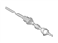 Ford DG9Z-3B436-H Shaft - Front Axle, Passenger Side