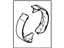 Ford 8C2Z-2648-A Parking Brake Shoes, Rear