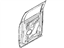 Ford 9L3Z-1624630-A Door Assembly - Rear - Less Hinges, Passenger Side