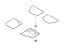 Ford BA1Z-7813300-BB Kit - Contour Carpet Mat - Front/Rear