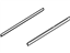 Ford 3S4Z-5450462-AA Drip Molding, Passenger Side