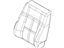 Ford CL7Z-7864810-B Pad - Seat Back