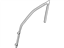 Ford 8L8Z-7821546-AA Run - Door Glass, Passenger Side