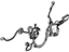 Ford 8A1Z-14631-BA Wire Assembly - Jumper, Front Driver Side