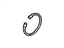 Ford -W703474-S3001 Wheel Bearing Snap Ring, Rear