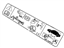 Ford CV6Z-17A083-A Label