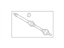 Ford BV6Z-3B436-B Shaft - Front Axle, Passenger Side