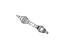 Ford BV6Z-3B437-B Shaft - Front Axle, Driver Side
