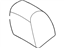 Ford DE9Z-74610A62-AA Headrest Cover