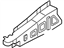 Ford YL8Z-16C275-AA Upper Rail, Front Driver Side
